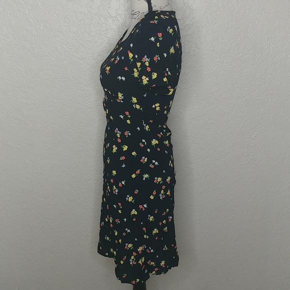 Laura Ashley Black Floral Dress - Picture 2 of 5